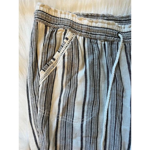 NWT Striped Linen Pants Size 7/28 - Picture 6 of 12
